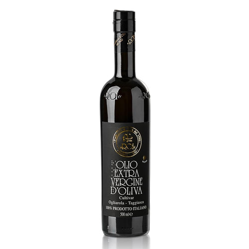ROI Ligurian Italian Extra Virgin Olive Oil - First Cold Pressed EVOO Cultivar Ogliarola-Taggiasca, Polyphenol Rich Ligurian Olive Oil From Italy - 17 fl oz (500 ml) - 16.91 Fl Oz (Pack of 1)